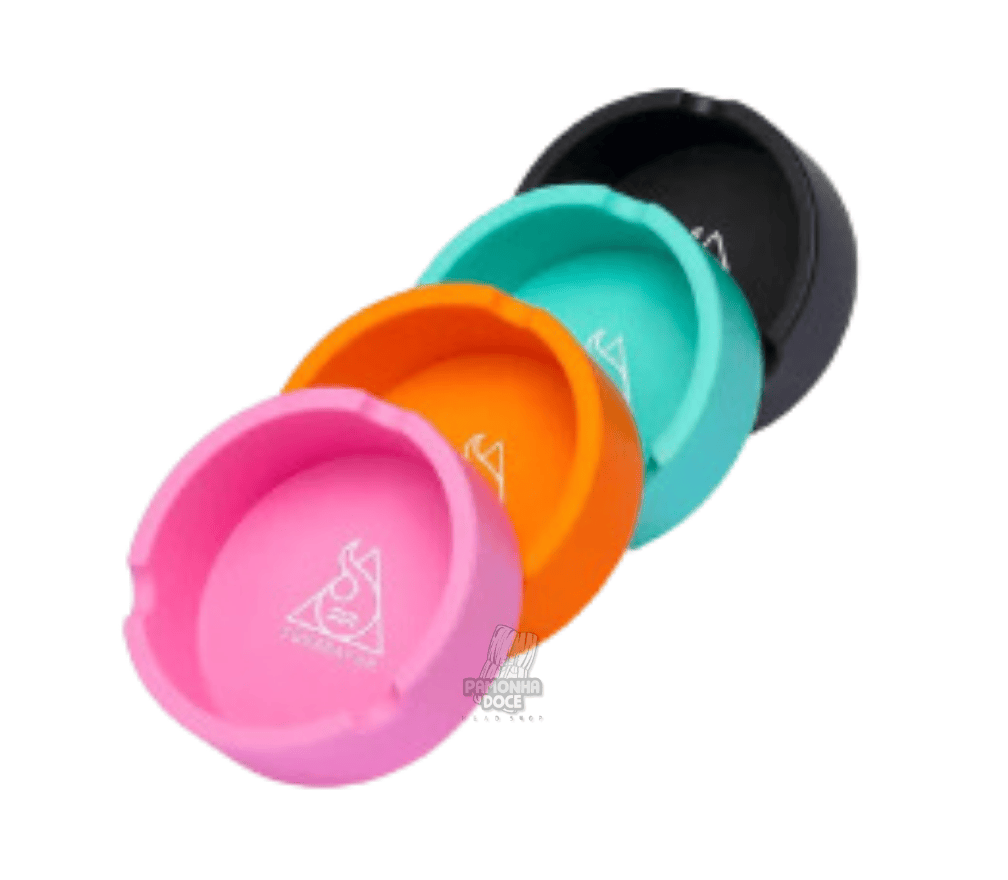 CINZEIRO DE SILICONE SDF REDONDO COLORS