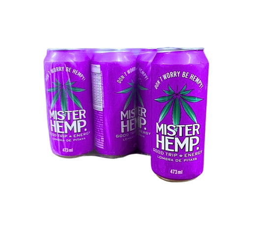 ENERGÉTICO TERPENADO MISTER HEMP 473ML PITAYA CX/6