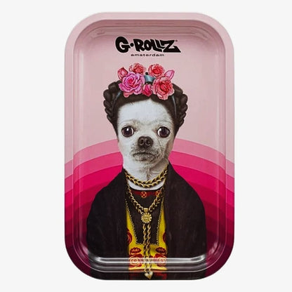 BANDEJA DE ALUMINIO G-ROLLZ MÉDIA PETS ROCK