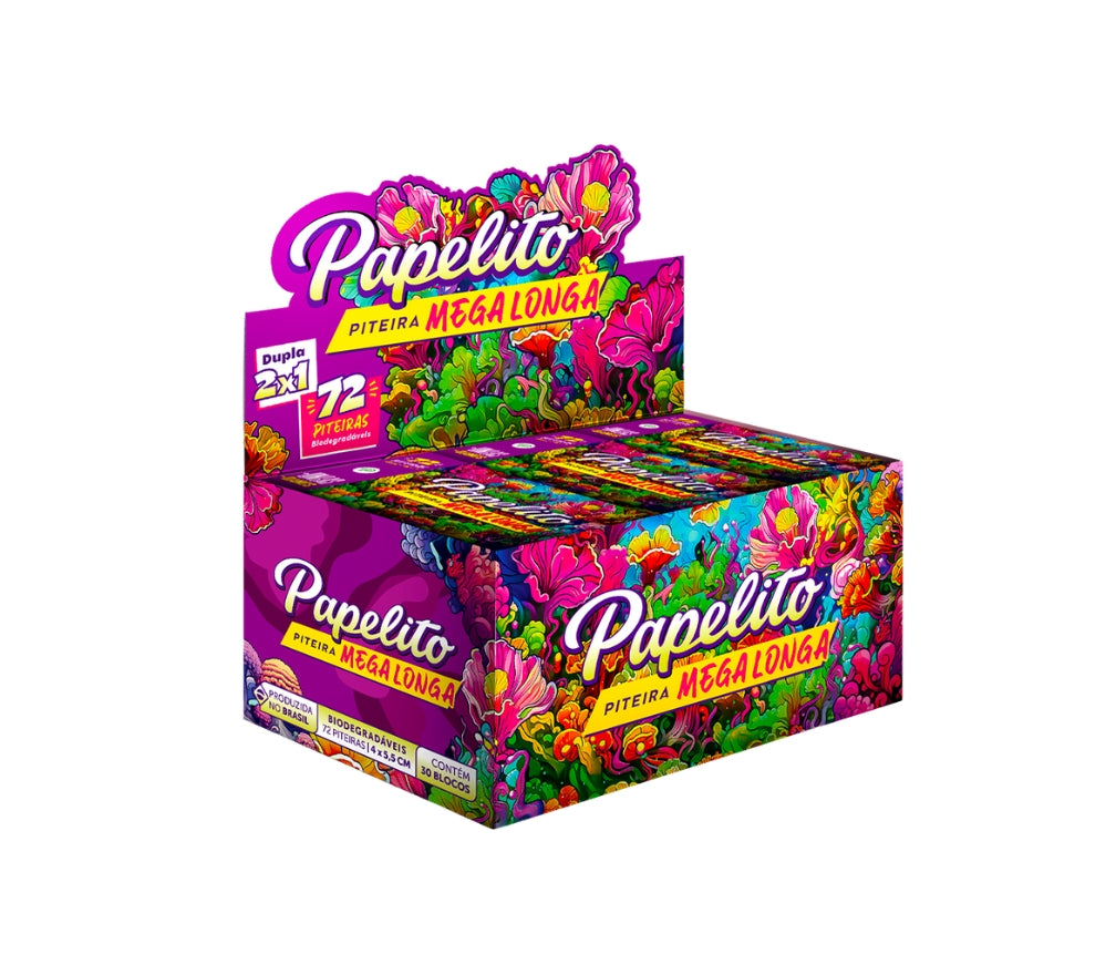 PITEIRA PAPELITO MEGA LONGA CX/30