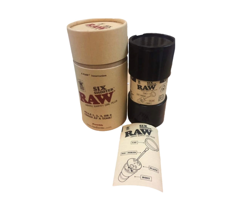 MAQUINA DE PREENCHER CIGARRO RAW SIX SHOOTER