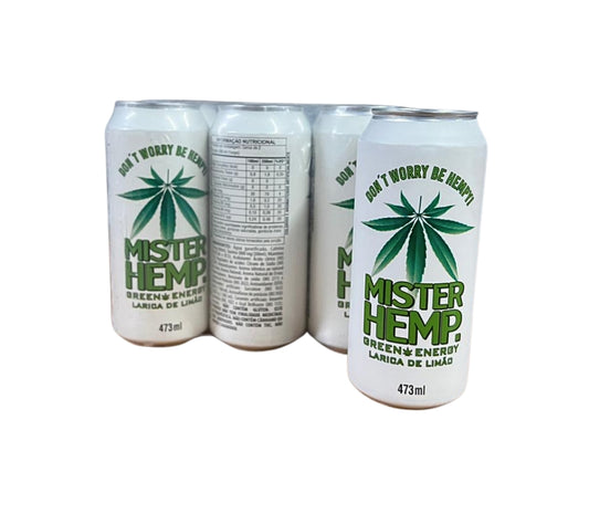 ENERGÉTICO TERPENADO MISTER HEMP 473ML LIMÃO CX/6