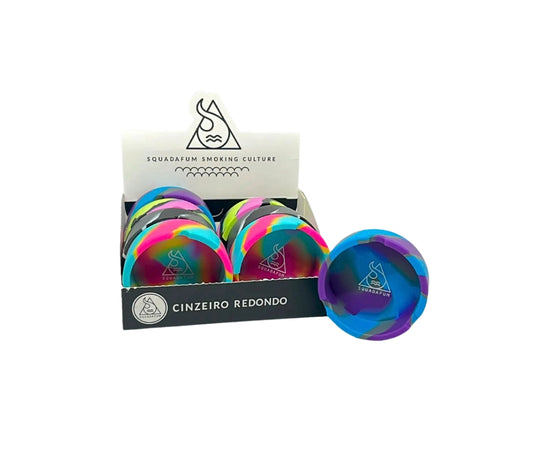 CINZEIRO DE SILICONE SDF REDONDO TIE-DYE CX/8