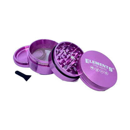 DICHAVADOR DE METAL 4 PARTES ELEMENTS ROSA
