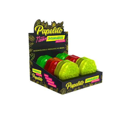 DICHAVADOR DE POLICARBONATO PAPELITO NEON CX/6