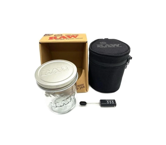 POTE DE VIDRO RAW MASON JAR 16OZ COM CASE