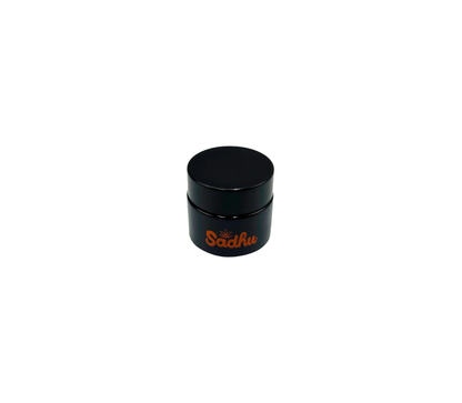 POTE DE VIDRO HERMETICO SADHU 60ML BLACK EDITION