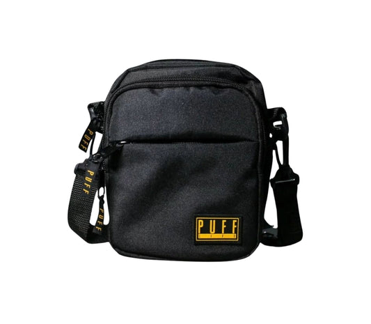 SHOULDER BAG PUFF LOGO PRETO