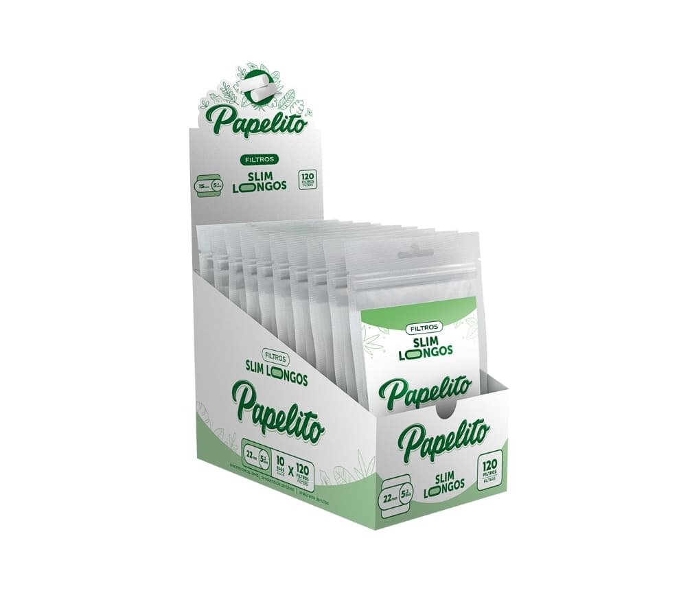 FILTRO PAPELITO SLIM LONGO CX/10