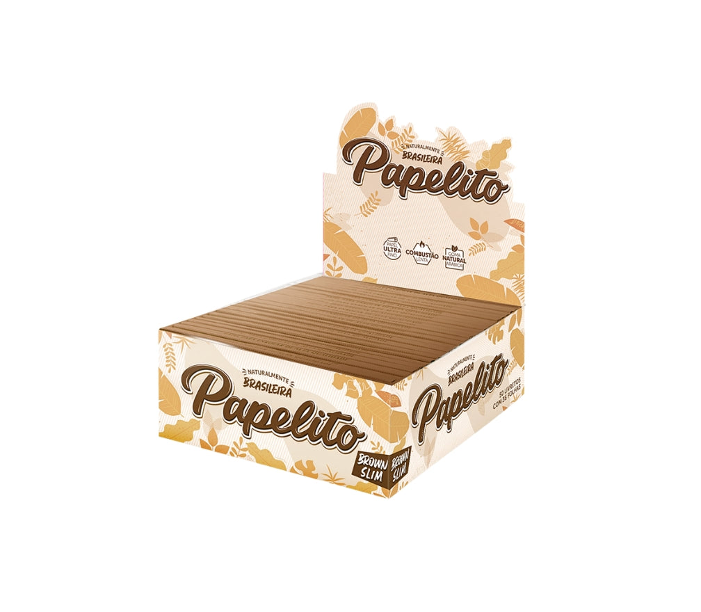 SEDA PAPELITO BROWN SLIM KING SIZE CX/50