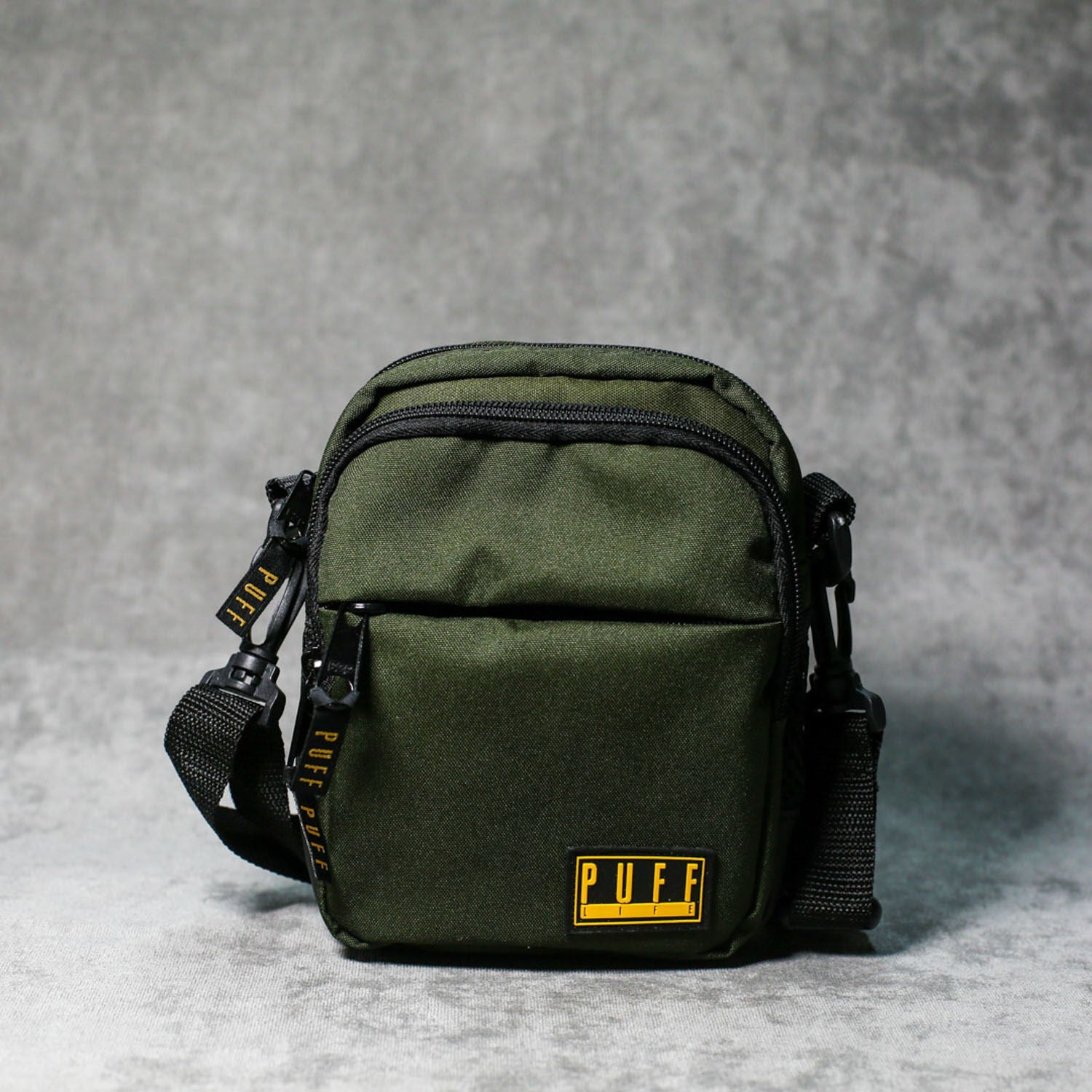 SHOULDER BAG PUFF LOGO VERDE
