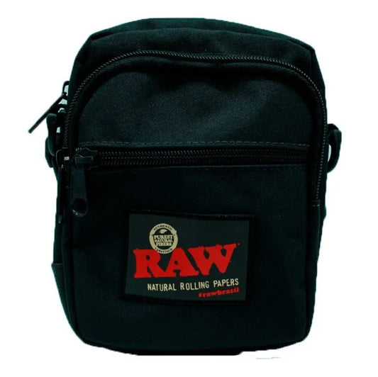 SHOULDER BAG RAW BLACK