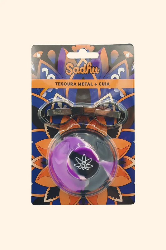 KIT CUIA + TESOURA DE METAL SADHU