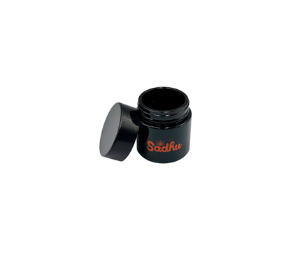 POTE DE VIDRO HERMETICO SADHU 90ML BLACK EDITION