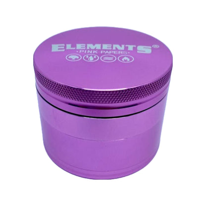 DICHAVADOR DE METAL 4 PARTES ELEMENTS ROSA