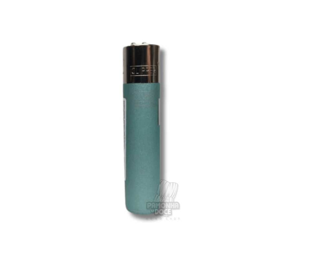 ISQUEIRO CLIPPER MINI METALIC AQUA