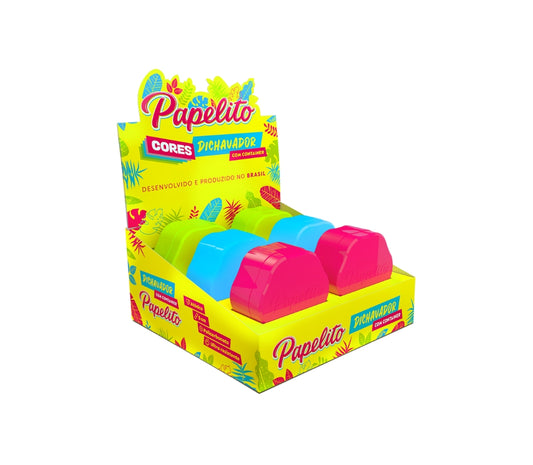 DICHAVADOR DE POLICARBONATO PAPELITO CORES CX/6