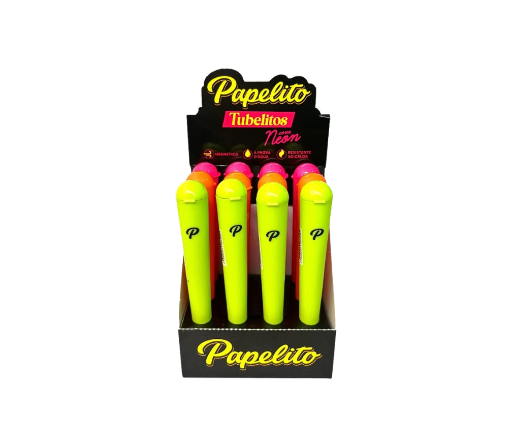 PORTA CONE DE PLASTICO PAPELITO NEON CX/12