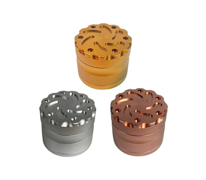 DICHAVADOR DE METAL TOKAHAUU 4 PARTES GRANDE