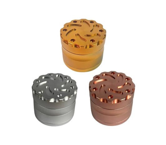 DICHAVADOR DE METAL TOKAHAUU 4 PARTES GRANDE