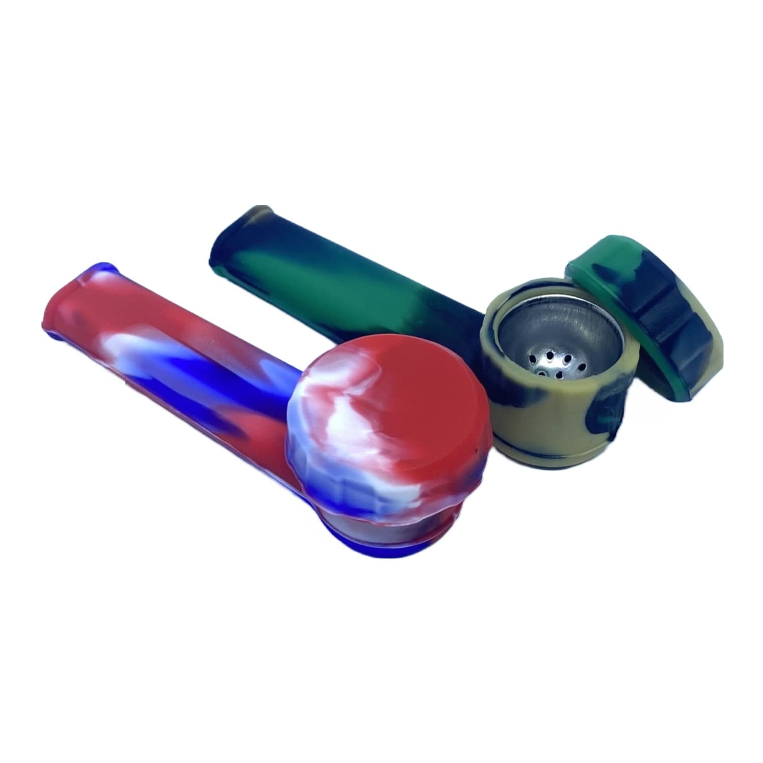 PIPE DE SILICONE COM METAL SIMPLES