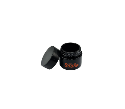 POTE DE VIDRO HERMETICO SADHU 60ML BLACK EDITION