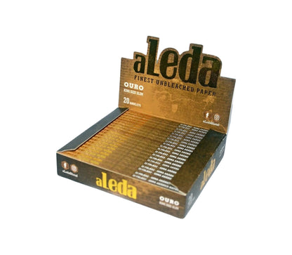SEDA ALEDA OURO BROWN SLIM KING SIZE CX/20