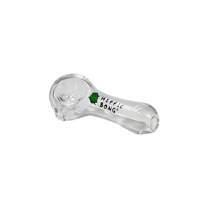 PIPE DE VIDRO HIPPIE BONG TRANSPARENTE