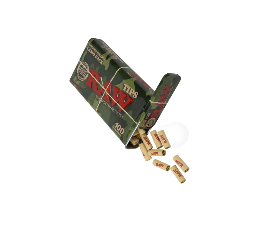 LATA DE PITEIRA PRÉ-ENROLADA RAW CAMO